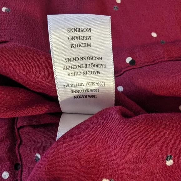 DISCOUNTED FINAL PRICE Rails Beaux Dot-Print Beaux Dot-Print NWT - Picture 9 of 11